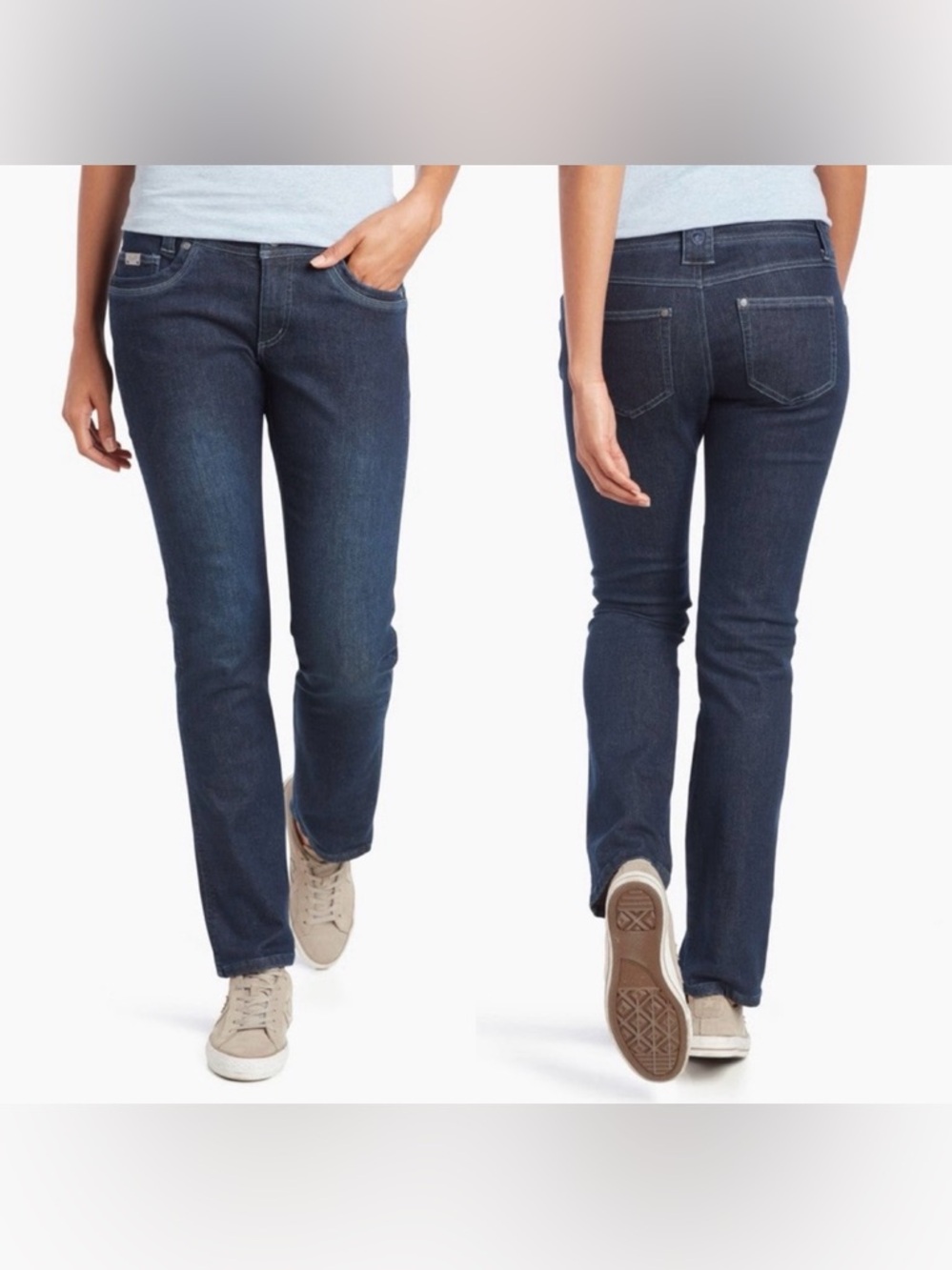 Kuhl Kontour Flex Indigo Straight Jeans Women’s Sz 0